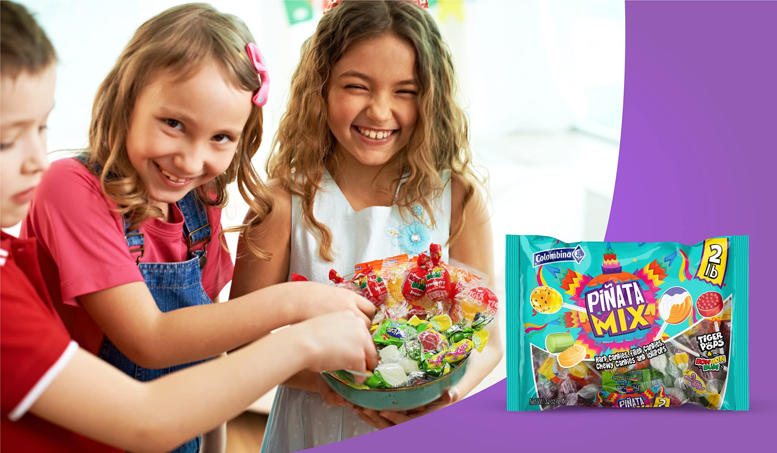 Amazon.com : Colombina Pinata Mix 2 lb – Assorted Candy Variety